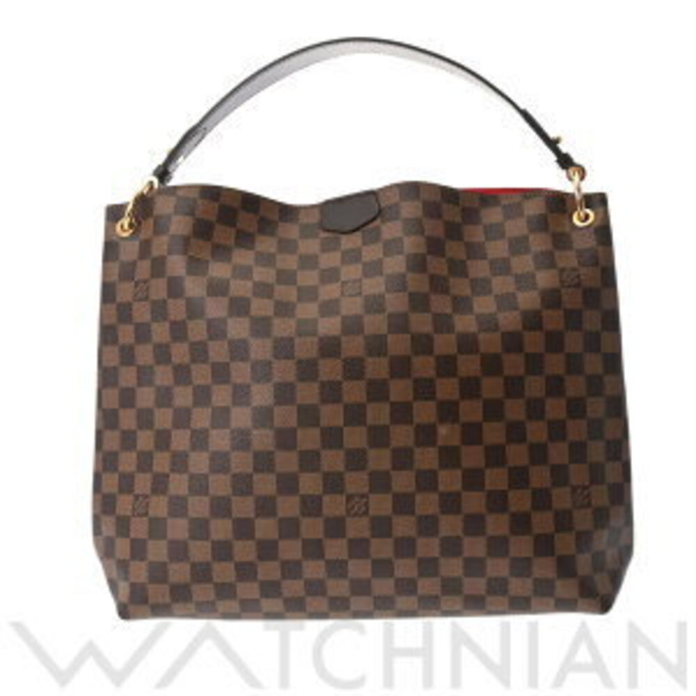 Louis Vuitton Damier Graceful Shoulder Bag Brown canvas shoulder